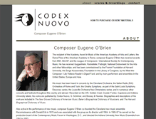 Tablet Screenshot of codexnuovo.com